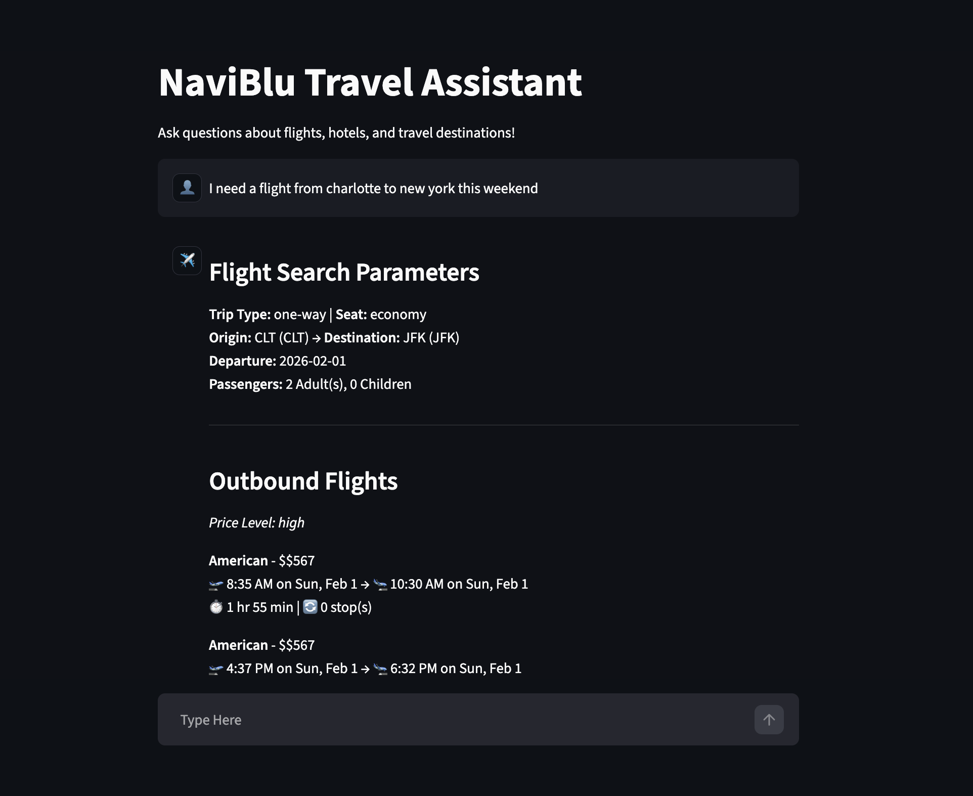 NaviBlu Travel Assistant